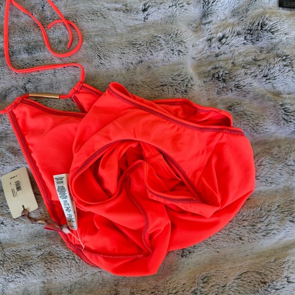 Ted Baker One Piece Coral Neon Swimsuit - Picture 6 of 6